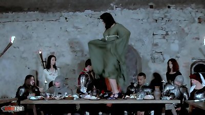 ä¸­ä¸–çºªåœ¨é…’é¦†é‡Œå¬‰æˆï¼ŒåŒé‡å°è¯•å’Œé¢éƒ¨å°„æ¶²å°„æ¶²