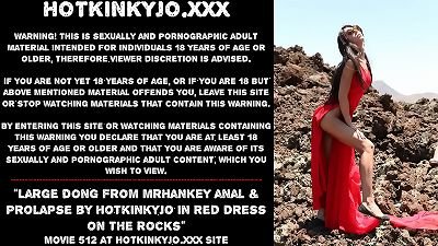 æ¥è‡ªmrHankey buttfuck & mini-rosebud by Hotkinkyjoçš„è‚‰æ£’åœ¨å²©çŸ³ä¸Šçš„çº¢è‰²è¿žè¡£è£™